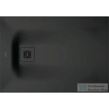  Duravit SUSTANO 100x70 cm-es zuhanytálca szifon nélkül, matt sötétszürke 720272650000000