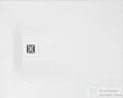 Duravit SUSTANO 100x80 cm-es zuhanytálca szifon nélkül, matt fehér 720273740000000