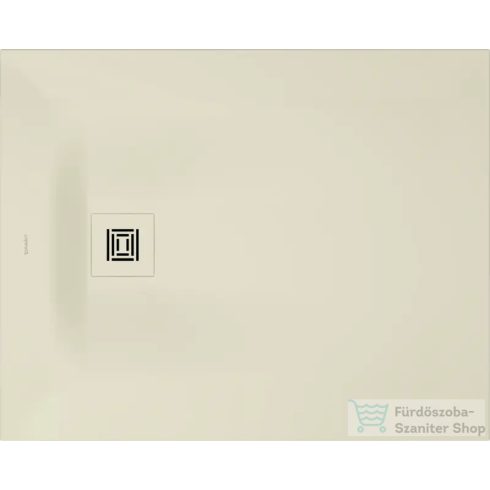 Duravit SUSTANO 100x90 cm-es zuhanytálca szifon nélkül, matt krém 720274620000000