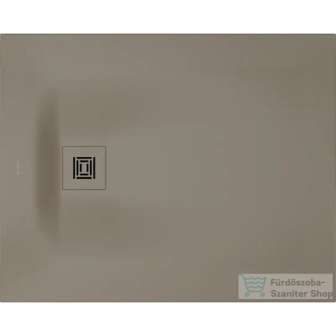 Duravit SUSTANO 100x90 cm-es zuhanytálca szifon nélkül, matt greige 720274640000000