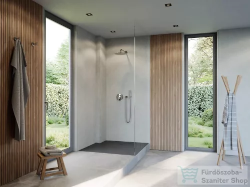 Duravit SUSTANO 100x100x3 cm-es zuhanytálca, Dark grey matt 720275650000000