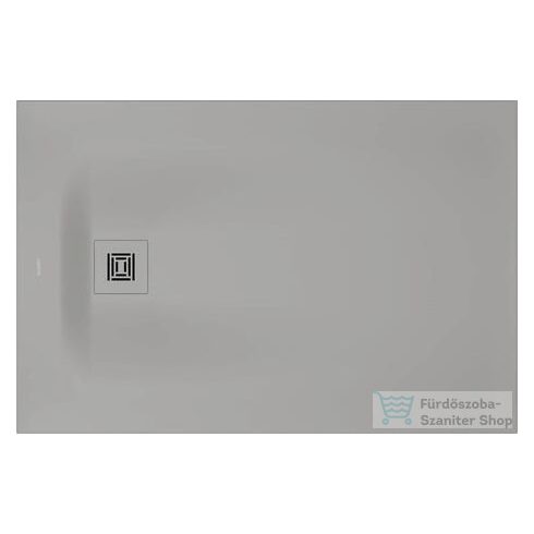 Duravit SUSTANO 120x80 cm-es zuhanytálca szifon nélkül, matt világosszürke 720276630000000