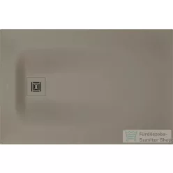   Duravit SUSTANO 120x80 cm-es zuhanytálca szifon nélkül, matt greige 720276640000000