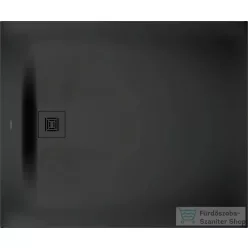   Duravit SUSTANO 120x100 cm-es zuhanytálca szifon nélkül, matt sötétszürke 720278650000000