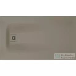   Duravit SUSTANO 140x80 cm-es zuhanytálca szifon nélkül, matt greige 720280640000000