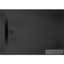   Duravit SUSTANO 140x100 cm-es zuhanytálca szifon nélkül, matt sötétszürke 720282650000000
