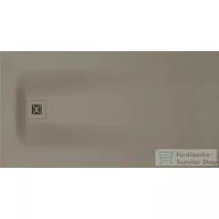   Duravit SUSTANO 150x80 cm-es zuhanytálca szifon nélkül, matt greige 720283640000000