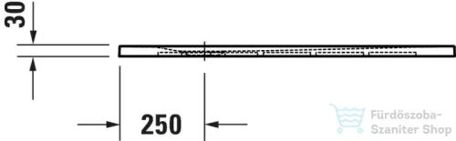 Duravit SUSTANO 150x80 cm-es zuhanytálca szifon nélkül, matt greige 720283640000000