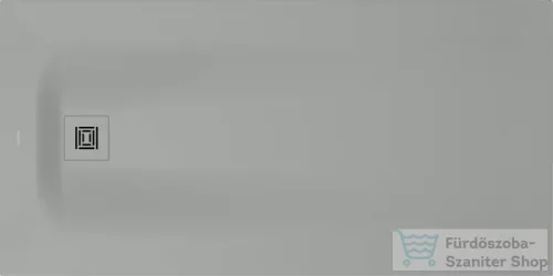 Duravit SUSTANO 160x80 cm-es zuhanytálca szifon nélkül, matt világosszürke 720284630000000