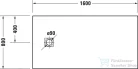 Duravit SUSTANO 160x80 cm-es zuhanytálca szifon nélkül, matt világosszürke 720284630000000