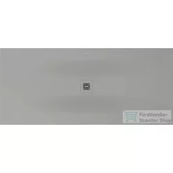   Duravit SUSTANO 180x80 cm-es zuhanytálca szifon nélkül, matt világosszürke 720288630000000