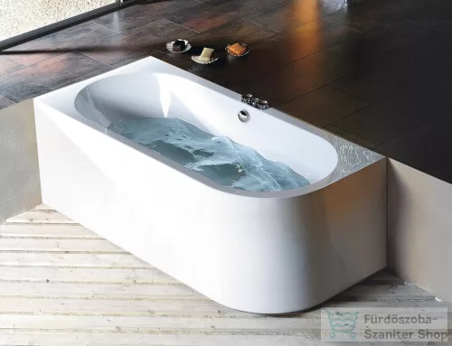 Sapho POLYSAN VIVA L MONOLITH asszimetrikus kád, 180x75x60cm (72099M)