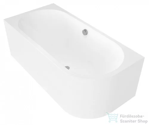 Sapho POLYSAN VIVA L MONOLITH asszimetrikus kád, 180x75x60cm (72099M)