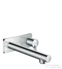 Hansgrohe TALIS S Falsík alatti egykaros mosdócsaptelep, leeresztő nélkül,  225 mm-es kifolyóval, fali 72111000
