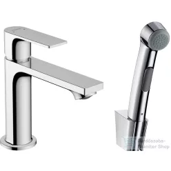   Hansgrohe REBRIS E 110 mosdócsaptelep bidette zuhannyal,leeresztő nélkül, króm 72216000