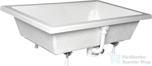Sapho POLYSAN DEEP szögletes mély zuhanytálca, 150x75x26cm (72384)