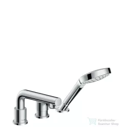   Hansgrohe TALIS S 3-lyukú, peremre szerelhető, egykaros kádcsaptelep, króm 72417000