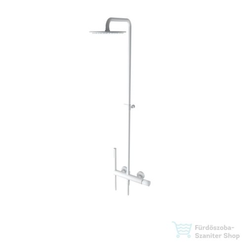 Bugnatese MOON zuhanyrendszer 22,5 cm-es fejzuhannyal,zuhanyszettel,matt fehér 7242CBI