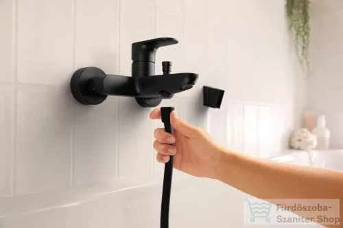 Hansgrohe REBRIS S kádtöltő csaptelep zuhanyszett nélkül,matt fekete 72443670