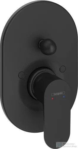 Hansgrohe Rebris S falsík alatti kád /zuhany csaptelep, matt fekete 72449670