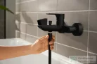 Hansgrohe REBRIS E kádtöltő csaptelep zuhanyszett nélkül,matt fekete72450670