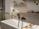 Hansgrohe REBRIS E kádtöltő csaptelep zuhanyszett nélkül,matt fekete72450670
