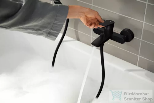 Hansgrohe REBRIS E kádtöltő csaptelep zuhanyszett nélkül,matt fekete72450670
