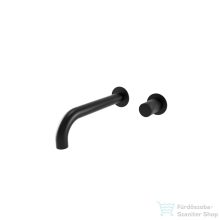   Bugnatese MOON falsík alatti mosdó csaptelep 19 cm-es kifolyóval,leeresztő nélkül,belső egységgel,matt fekete 7245NE