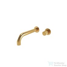   Bugnatese MOON falsík alatti mosdó csaptelep 19 cm-es kifolyóval,click-clack leeresztővel,belső egységgel,szálcsiszolt arany 7245SCOS