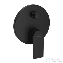   Hansgrohe Rebris E falsík alatti kád /zuhany csaptelep, matt fekete 72468670