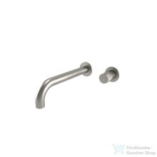   Bugnatese MOON falsík alatti mosdó csaptelep 22 cm-es kifolyóval,leeresztő nélkül,belső egységgel,szálcsiszolt nikkel 7246NS