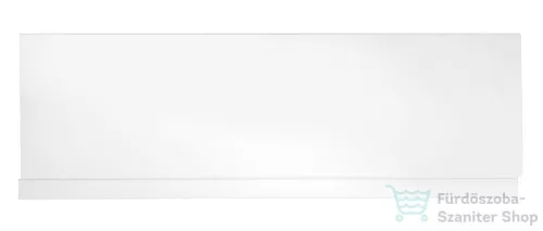 Sapho POLYSAN PLAIN NIKA előlap, 160x59cm, fehér (72505)