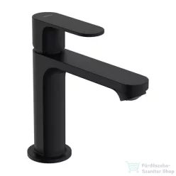   Hansgrohe REBRIS S 110 mosdócsaptelep automata leeresztővel, matt fekete,72517670