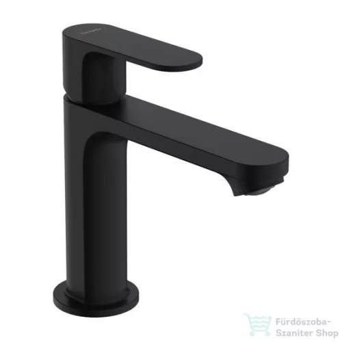 Hansgrohe REBRIS S 110 mosdócsaptelep automata leeresztővel, matt fekete,72517670