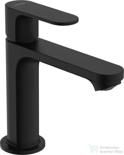 Hansgrohe REBRIS E 110 hidegindításos mosdó csaptelep leeresztő nélkül, matt fekete 72520670