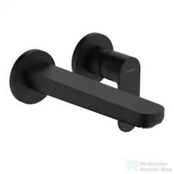   Hansgrohe REBRIS S falsík alatti mosdócsaptelep 200 mm-es kifolyóval,nem zárható leeresztővel,matt fekete 72528670