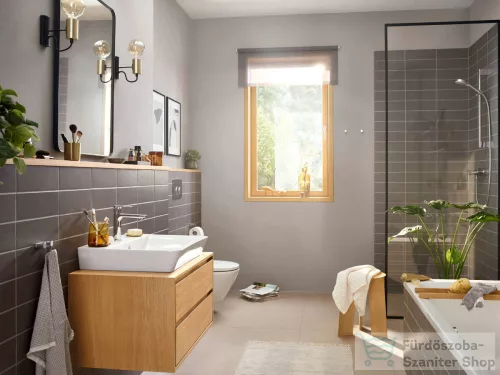Hansgrohe REBRIS E 110 mosdócsaptelep automata leeresztővel, króm 72557000