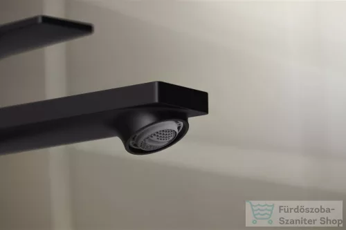 Hansgrohe REBRIS E 110 mosdócsaptelep automata leeresztővel, matt fekete 72557670