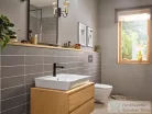 Hansgrohe REBRIS E 110 mosdócsaptelep automata leeresztővel, matt fekete 72557670