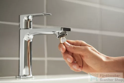 Hansgrohe REBRIS E 110 hidegindításos mosdó csaptelep automata leeresztővel, króm 72559000