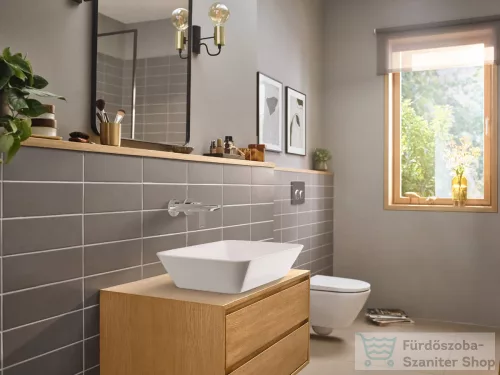 Hansgrohe REBRIS E falsík alatti mosdócsaptelep 200 mm-es kifolyóval,nem zárható leeresztővel,króm 72568000