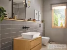 Hansgrohe REBRIS E falsík alatti mosdócsaptelep 200 mm-es kifolyóval,nem zárható leeresztővel,matt fekete 72568670