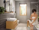 Hansgrohe REBRIS E 210 mosdócsaptelep elforgatható kifolyóval,automata leeresztővel, króm 72576000