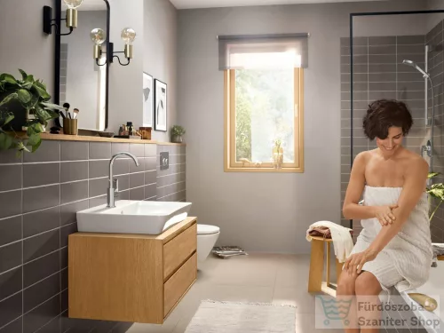 Hansgrohe REBRIS E 210 mosdócsaptelep elforgatható kifolyóval,automata leeresztővel, króm 72576000
