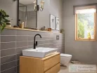 Hansgrohe REBRIS E 210 mosdócsaptelep elforgatható kifolyóval,automata leeresztővel, matt fekete 72576670