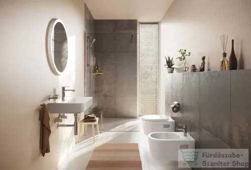 Hansgrohe REBRIS E 110 Ecosmart+ hidegindításos mosdó csaptelep automata leeresztővel, króm 72588000