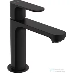   Hansgrohe REBRIS E 110 Ecosmart+ hidegindításos mosdó csaptelep automata leeresztővel, matt fekete 72588670