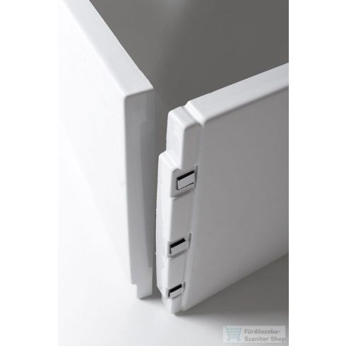 Sapho POLYSAN PLAIN 170, előlap, bal, 170x59cm, fehér (72624)