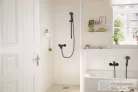 Hansgrohe REBRIS S zuhanycsaptelep zuhanyszett nélkül, matt fekete 72640670
