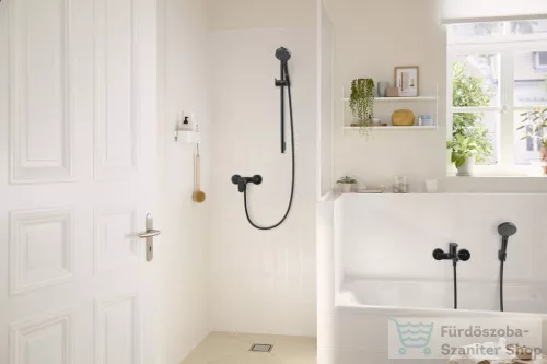 Hansgrohe REBRIS S zuhanycsaptelep zuhanyszett nélkül, matt fekete 72640670